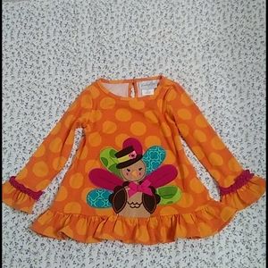FreeB w/Bundle. Turkey Blouse size 5 by Emily Rose